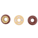 Maxbell Wooden Play Food Pretend Play Doughnut Kids Educational Toy Gift Chocolate