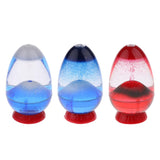 Maxbell Egg volcano Eruption Liquid Hourglass Sand Timer Home Decor White Sand