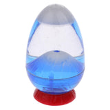 Maxbell Egg volcano Eruption Liquid Hourglass Sand Timer Home Decor White Sand