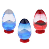 Maxbell Egg volcano Eruption Liquid Hourglass Sand Timer Home Decor White Sand