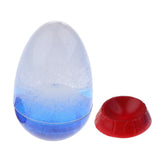 Maxbell Egg volcano Eruption Liquid Hourglass Sand Timer Home Decor White Sand