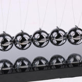 Maxbell Newton's Cradle w/ Mirror Balance Ball Desk Toy Home Office Decor Black