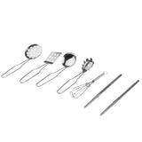 Maxbell Kids Kitchen Metal Utensils Playset, All Purpose Kitchen Tool Set - G, 6pcs/Set