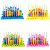Maxbell 9 Rods 10 Beads Arch Abacus Arithmetic Math Number Counting Toy Blue