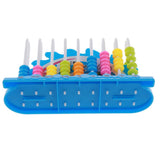 Maxbell 9 Rods 10 Beads Arch Abacus Arithmetic Math Number Counting Toy Blue