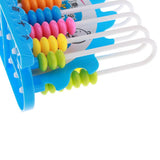 Maxbell 9 Rods 10 Beads Arch Abacus Arithmetic Math Number Counting Toy Blue