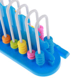 Maxbell 9 Rods 10 Beads Arch Abacus Arithmetic Math Number Counting Toy Blue