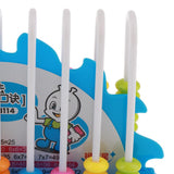 Maxbell 9 Rods 10 Beads Arch Abacus Arithmetic Math Number Counting Toy Blue
