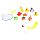 Maxbell Baby Magnetic Fishing Game Bath Water Toy Fish Model Pretend Toys 11 pieces