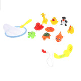 Maxbell Baby Magnetic Fishing Game Bath Water Toy Fish Model Pretend Toys 11 pieces