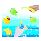 Maxbell Baby Magnetic Fishing Game Bath Water Toy Fish Model Pretend Toys 11 pieces