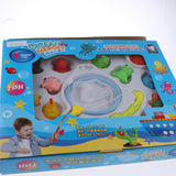 Maxbell Baby Magnetic Fishing Game Bath Water Toy Fish Model Pretend Toys 11 pieces