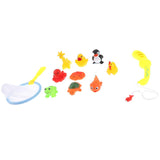 Maxbell Baby Magnetic Fishing Game Bath Water Toy Fish Model Pretend Toys 11 pieces