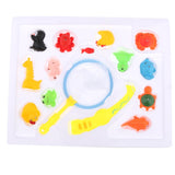 Maxbell Baby Magnetic Fishing Game Bath Water Toy Fish Model Pretend Toys 11 pieces