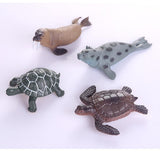 Maxbell 6pcs Simulation Animal Model Figure Toy Figurine Home Decor Marine animals B