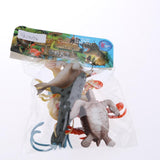 Maxbell 6pcs Simulation Animal Model Figure Toy Figurine Home Decor Marine animals B