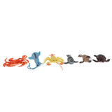 Maxbell 6pcs Simulation Animal Model Figure Toy Figurine Home Decor Marine animals B