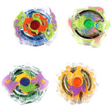 Maxbell Rare 4 Pieces Burst Spinning Top Toy Launcher Grip Toy Spinning Top Set
