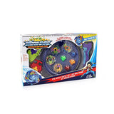 Maxbell Rare 4 Pieces Burst Spinning Top Toy Launcher Grip Toy Spinning Top Set