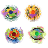 Maxbell Rare 4 Pieces Burst Spinning Top Toy Launcher Grip Toy Spinning Top Set