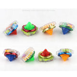Maxbell Rare 4 Pieces Burst Spinning Top Toy Launcher Grip Toy Spinning Top Set