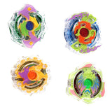 Maxbell Rare 4 Pieces Burst Spinning Top Toy Launcher Grip Toy Spinning Top Set
