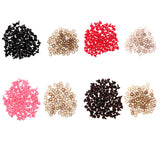 Maxbell 100pcs 12*14mm Triangle Velvet Safety Noses Buttons Eyes For DIY Bear Red