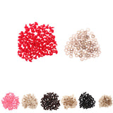 Maxbell 100pcs 12*14mm Triangle Velvet Safety Noses Buttons Eyes For DIY Bear Red