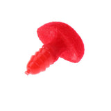 Maxbell 100pcs 12*14mm Triangle Velvet Safety Noses Buttons Eyes For DIY Bear Red