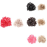 Maxbell 100pcs 12*14mm Triangle Velvet Safety Noses Buttons Eyes For DIY Bear Red