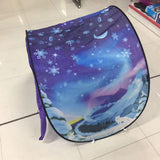 Maxbell Folding Indoor Pop Up Indoor Bedding Tent Kids/Baby Toy Winter Wonderland