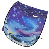 Maxbell Folding Indoor Pop Up Indoor Bedding Tent Kids/Baby Toy Winter Wonderland