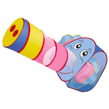 Maxbell Cartoon Elephant Tunnel Toy Pop Up Play Tent Tube Gift For Kids Crawl Tunnel