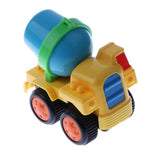 Maxbell 6Pcs Mini Cartoon Inertial Engineering Car Diecast Vehicles Models Toy Gift