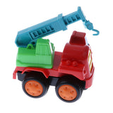 Maxbell 6Pcs Mini Cartoon Inertial Engineering Car Diecast Vehicles Models Toy Gift