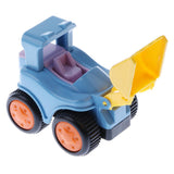 Maxbell 6Pcs Mini Cartoon Inertial Engineering Car Diecast Vehicles Models Toy Gift