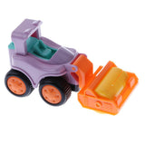 Maxbell 6Pcs Mini Cartoon Inertial Engineering Car Diecast Vehicles Models Toy Gift