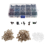 Maxbell 264 Pieces Plastic Safety Eyes with Washer Buckle for Teddy Bear Doll Soft Puppet DIY Crafts Supplies
