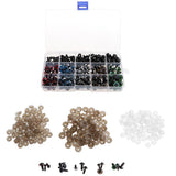 Maxbell 264 Pieces Plastic Safety Eyes with Washer Buckle for Teddy Bear Doll Soft Puppet DIY Crafts Supplies