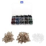 Maxbell 264 Pieces Plastic Safety Eyes with Washer Buckle for Teddy Bear Doll Soft Puppet DIY Crafts Supplies