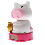 Maxbell Solar Powered Bobbling Toy Waving Hand Home/Office/Car Decor Ornament Pig