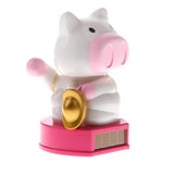 Maxbell Solar Powered Bobbling Toy Waving Hand Home/Office/Car Decor Ornament Pig
