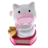 Maxbell Solar Powered Bobbling Toy Waving Hand Home/Office/Car Decor Ornament Pig