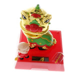 Maxbell Solar Powered Bobbling Swinging Dancing Lion Home/Office/Car Decor #C