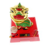 Maxbell Solar Powered Bobbling Swinging Dancing Lion Home/Office/Car Decor #C