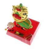 Maxbell Solar Powered Bobbling Swinging Dancing Lion Home/Office/Car Decor #C