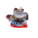 Maxbell 5pcs Waving Hand Fortune Cat Animal Statue Figure Toy Home Decoration #B