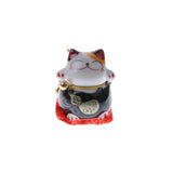 Maxbell 5pcs Waving Hand Fortune Cat Animal Statue Figure Toy Home Decoration #D