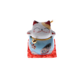 Maxbell 5pcs Waving Hand Fortune Cat Animal Statue Figure Toy Home Decoration #D