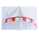 Maxbell Kids Bed Canopy with Mosquito Netting, Hanging Princess Play Tent - Star, L